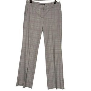 Talbots Gray Checkered Dress Pants Petites Curvy